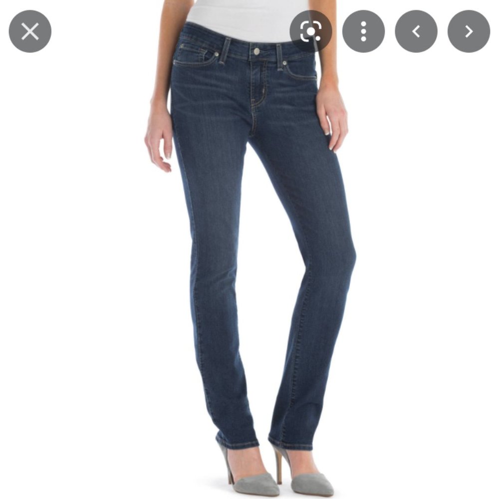 Levi's Slight Curve, Modern Rise, Straight - Size 28 - Good Condition